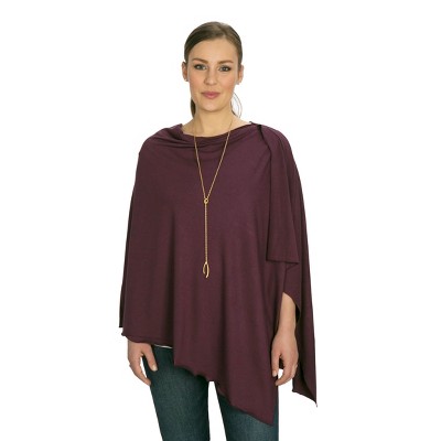 Bamboobies Chic Nursing Shawl - Blackberry