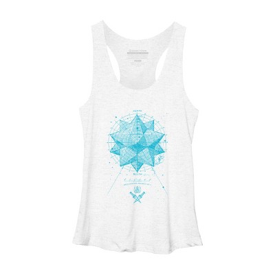 Women's Design By Humans Map to Nowhere By Collisiontheory Racerback Tank Top