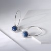 Drop Hook Earrings for Women Sterling Silver Cubic Zirconia Charm Ginger Lyne Collection - 3 of 4