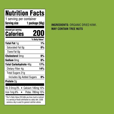 Organic Unsweetened Dried Kiwi - 2oz - Good & Gather™