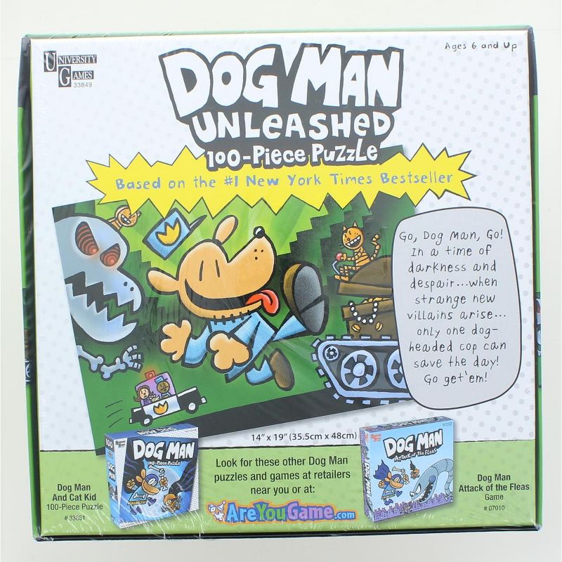 University Games Dog Man Unleashed 100 Piece Lenticular Jigsaw Puzzle, 3 of 4