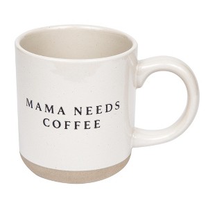 Sweet Water Decor Mama Needs Coffee Stoneware Coffee Mug -14oz - 1 of 3