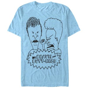 Men's Beavis and Butt-Head Outline Logo T-Shirt - 1 of 3