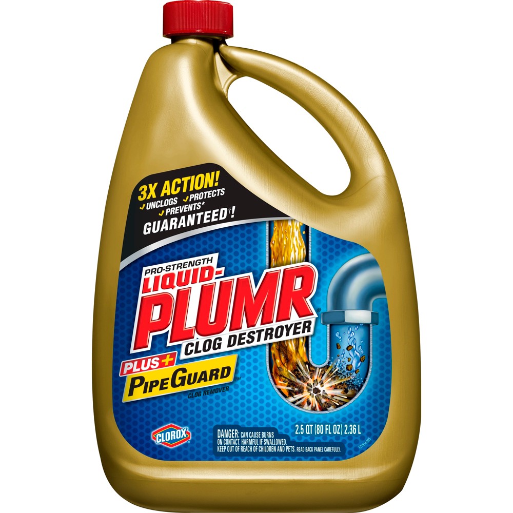 Liquid-Plumr 80-fl oz Drain Cleaner Pour Bottle