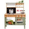 ROBOTIME Play Food And Toy Kitchens Outdoor Play Kitchen, Wooden Kitchen Toy, Play Kitchen Accessories, Gift for Girl Boy, Green, 11.4"*28.7"*34.4" - 2 of 4