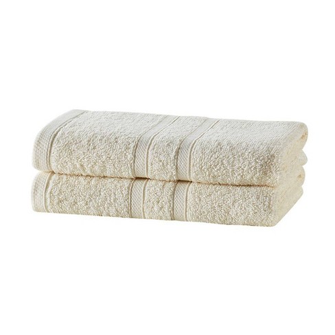 Clorox Antimicrobial Kitchen Towel Set, White/Grey, 2 Piece 