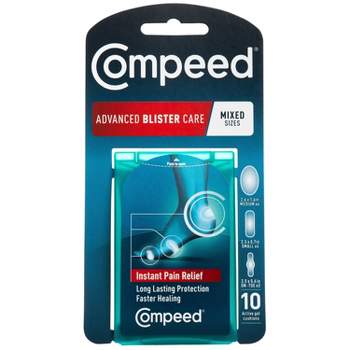 Compeed Advanced Blister Care, Heel and Foot Patches - Clear - 10ct