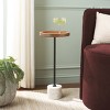 Elisabeth Round Side Table - ACC3736A - Brown/Black - Safavieh - 2 of 4