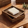 Plum & Post Burma Rattan Lidded Letter Storage Decorative Tray - 4 of 4