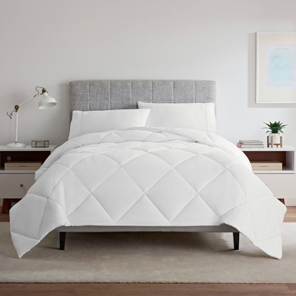 Photos - Duvet Serta King Year Round Down Alternative Comforter  