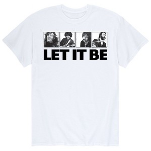 Men's - The Beatles - Let It Be Photos Short Sleeve Graphic T-Shirt - 1 of 4