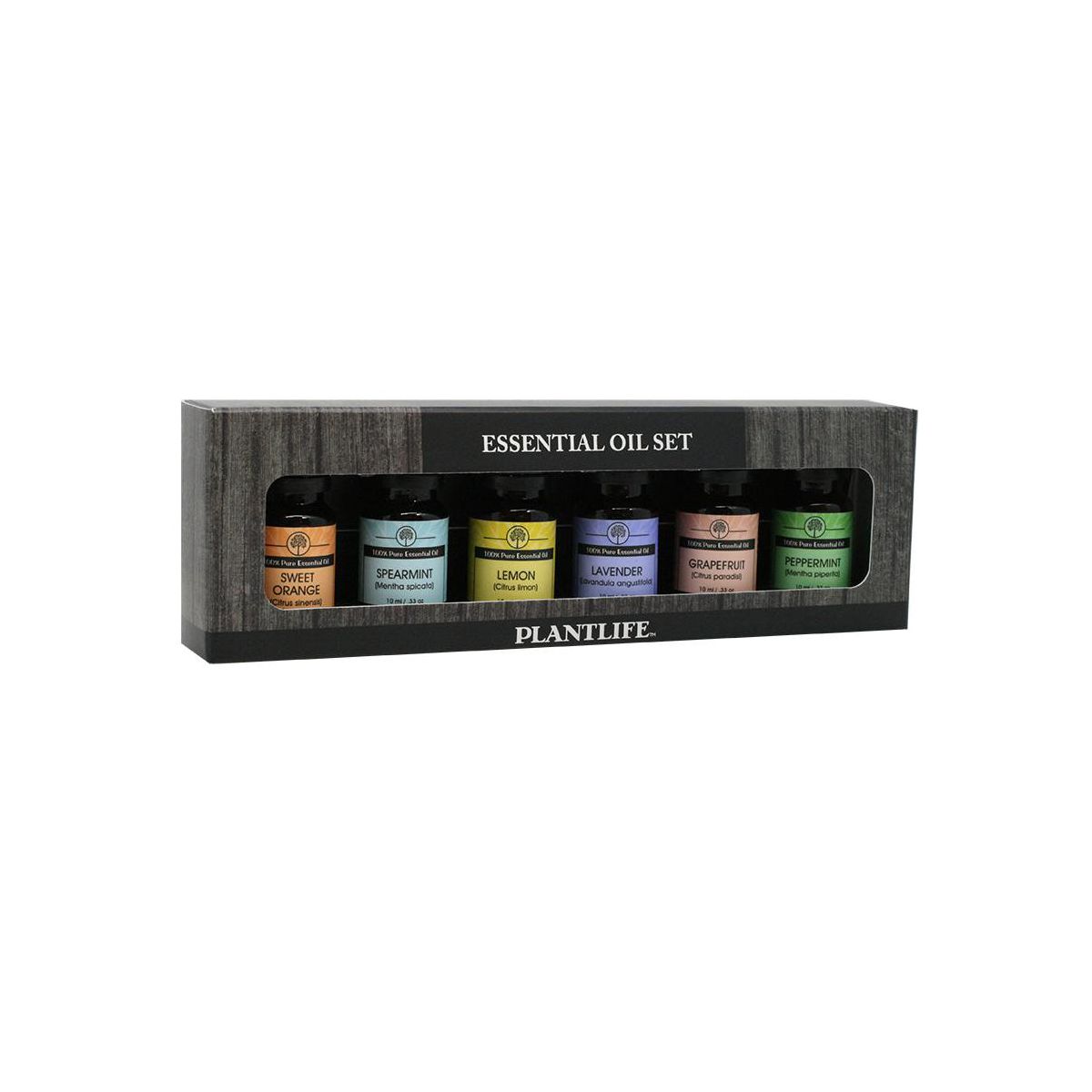 Plantlife for The Home Set 6-pack (Sweet Orange, Spearmint, Lemon, Lavender, Grapefruit, Peppermint) Aromatherapy Oil Set - No Additives - 10 ml - thumbnail 3