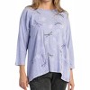 Women's Fly Time Patch Pocket Cotton Top - Jess & Jane - 2 of 2