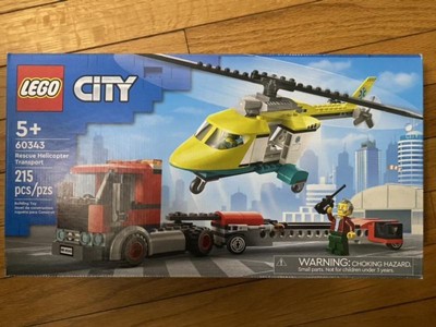 LEGO® City - Le transport de l hélicoptère de secours - 60343 - Dès 5ans -  Super U, Hyper U, U Express 