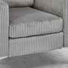 Aortzio 57.84"W Square Corduroy Arm Sofa 2 Seater Modern Style Upholstered Couch - 4 of 4