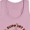 Women's - Instant Message - Emotional Support Iced Coffee Graphic Racerback Tank - 2 of 4
