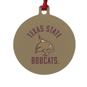 Texas State Bobcats Aluminum Holiday Christmas Tree Ornament - 1 of 4