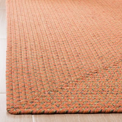 Handmade Braided Multi-Color Cotton Area Rug, 8' x 10'