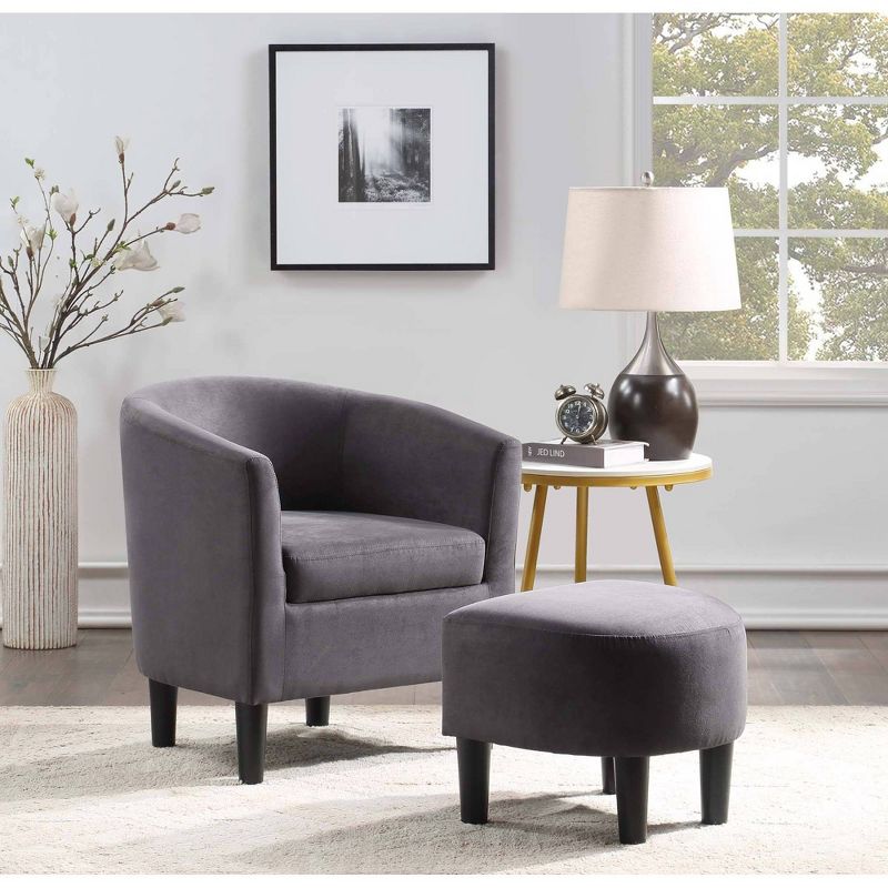 Take a Seat Churchill Accent Chair with Ottoman - Breighton Home, 3 of 12