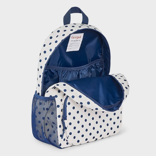 Mochila de lunares para niñas - Cat & Jack™ blanco/azul 3