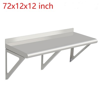 72"x12"x12" Stainless Steel Wall Shelf NSF Commercial Kitchen Restaurant Shelving