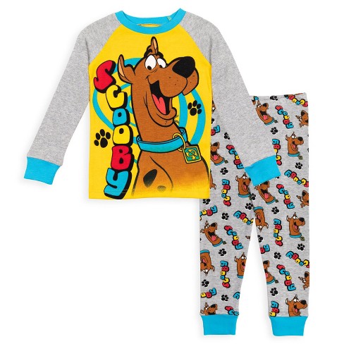 Scooby doo Scooby Doo Little Boys Raglan Pajama Shirt Pajama