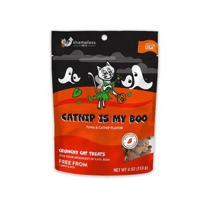 Shameless Pets Catnip is My Boo Tuna Flavor Cat Treat - 6oz - 1 of 3