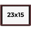 PosterPalooza | Shadow Box 1.5" Depth Brown Picture Frame - UV Acrylic, Backing Board, Hanging Hardware - 2 of 4