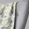 Oliva Gray Nora Printed Flannel Throw - 50x60" Yellow - 4 of 4