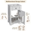 Dexmalle 20-Inch Bathroom Vanity with Adjustable Shelf - 4 of 4