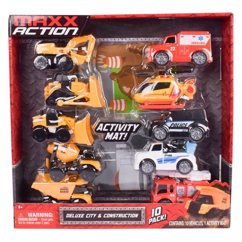 Maxx Action Mini Construction Lights & Sounds Vehicles – Front End