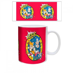 Adult Sonic The Hedgehog Let's Roll 11 oz. Ceramic Mug - 1 of 1