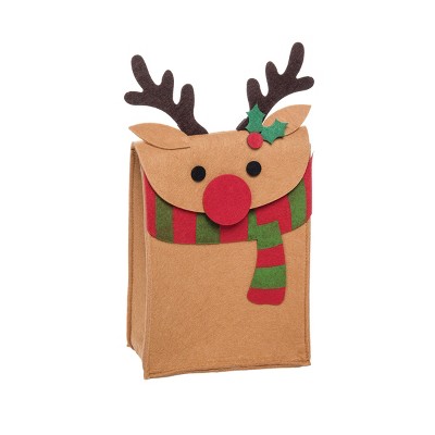 C&F Home Reindeer Felt Bag, Small