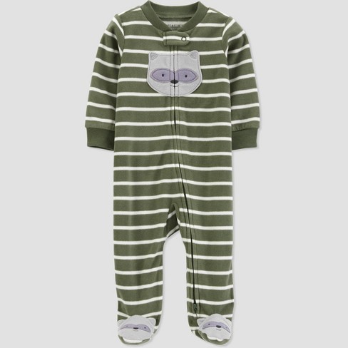 24 month fleece footed hot sale pajamas