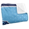 University Of San Diego Logo Dots Silky 50x60 Blanket, 1 Sided - 3 of 4