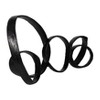 Decorative Object Metal Aluminum Loop Design 28.25" Black Modern Sculpture for Home Office Bedroom or Living Room Display - 4 of 4
