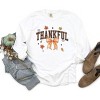 Simply Sage Market Women's Coquette Thankful Long Sleeve Garment Dyed Tee - 3 of 4