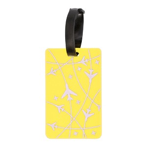 Unique Bargains Airplane Lines Pattern Luggage Tag 1 Pc - 1 of 4