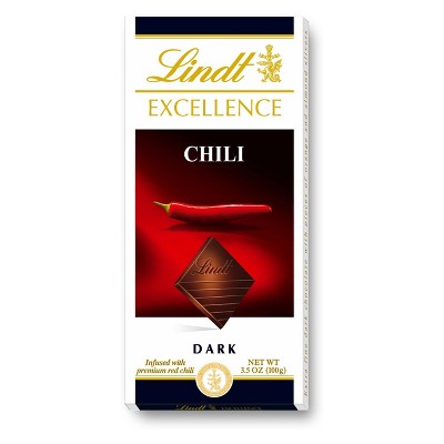 Lindt Excellence Chili Dark Chocolate Bar - 3.5oz