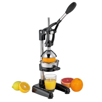 Black and Stainless Steel Professional Citrus Juicer