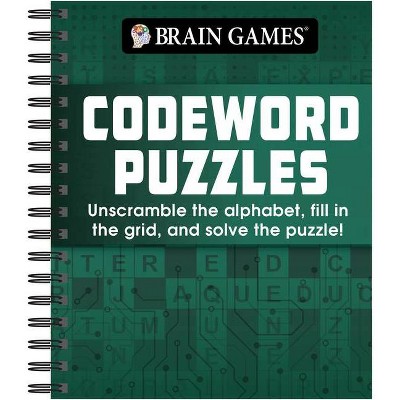 Brain Games - Codeword Puzzle - by  Publications International Ltd & Brain Games (Spiral Bound)