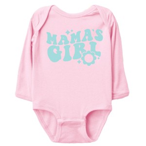 The Juniper Shop Mama's Girl Flower Long Sleeve Bodysuit - 1 of 4