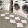 Area Rug with Rubber Backing Machine Washable Rug Trellis Printed Rugs Low Pile Foldable Indoor Carpet for Living Room Bedroom Guest Room Playroom - 3 of 4
