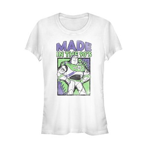 Juniors Womens Toy Story Buzz Lightyear Made in 90s T-Shirt - 1 of 3