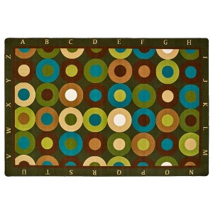 Carpets for Kids Calming Circles with Alphabet Learning Rug - 1 of 4