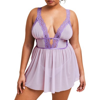 Adore Me Women's Adalee Babydoll Lingerie