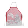 Unique Bargains Christmas Aprons Cotton Linen Red Green White 26.77"x21.65" 1 Pcs - 4 of 4