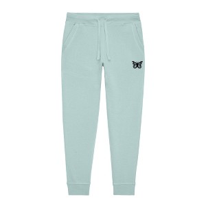 Dalix Butterfly Embroidered Jogger Pant Soft Fleece Relaxed Fit Lounge Womens - 1 of 4