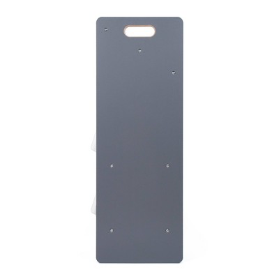 Gray and White 4-Tier Kids' Storage Organizer with Bookrack