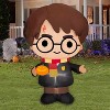 Gemmy Airblown Inflatable Harry Potter w/JOL WB (WM), 4.5 ft Tall, Multi - 2 of 4